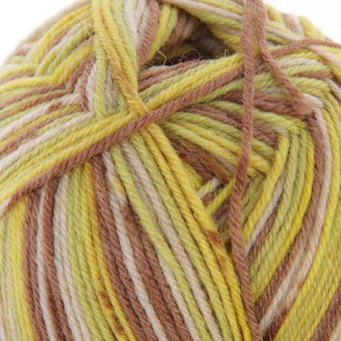 Пряжа "Водопад" 70% шерсть, 30% капрон 400м/100гр (7092, принт)