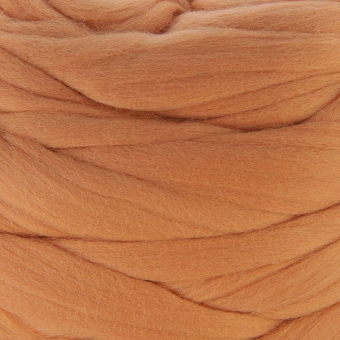 Пряжа "Зефир" 100% мериносовая шерсть 50м/500гр (2212, абрикос)