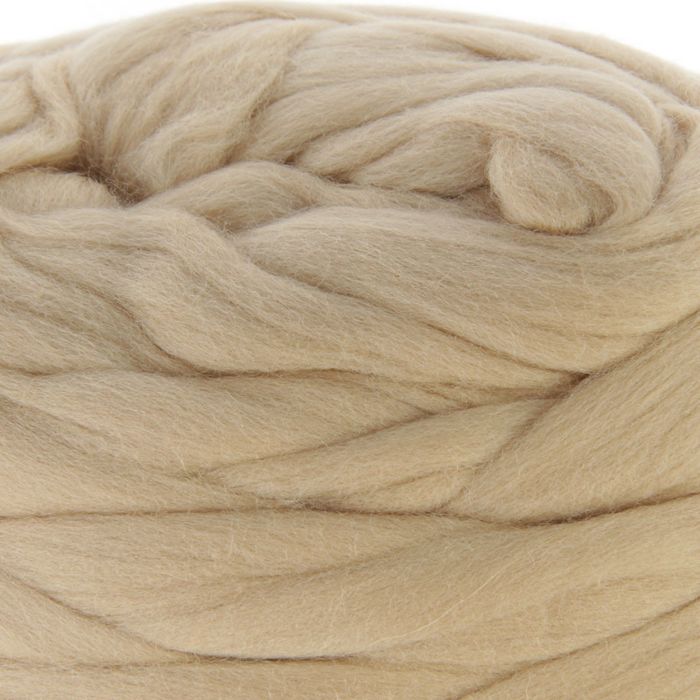 Пряжа "Зефир" 100% мериносовая шерсть 50м/500гр (0192, песочный)