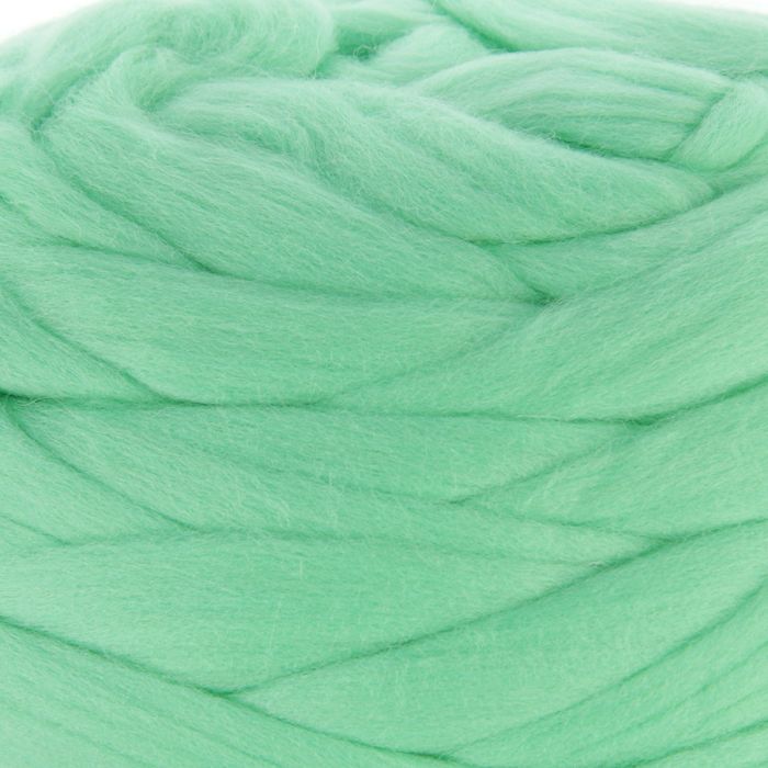 Пряжа "Зефир" 100% мериносовая шерсть 50м/500гр (3295, ярк.салат)