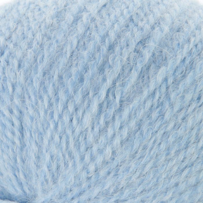 Пряжа "Перуанская" 55% альпака, 25% вискоза, 20% акрил 230м/50гр (3088, меланж (голубой))