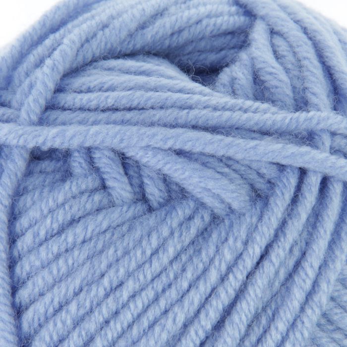 Пряжа "Юбилейная" 20% меринос.шерсть, 80% акрил 200м/200гр (0780, незабудка)