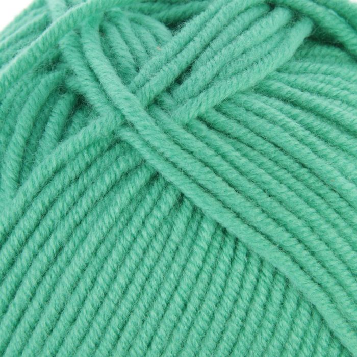 Пряжа "Юбилейная" 20% меринос.шерсть, 80% акрил 200м/200гр (0057, светлый салат)