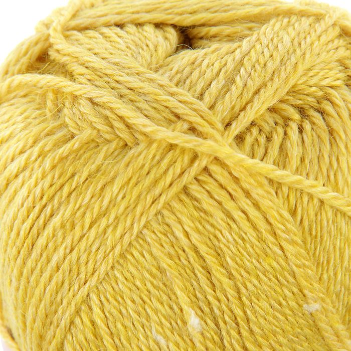 Пряжа "Алиса" 50% шерсть, 50% вискоза 300м/100гр (0598, желтый)