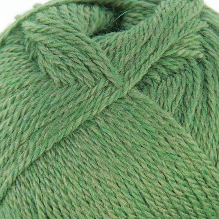 Пряжа "Алиса" 50% шерсть, 50% вискоза 300м/100гр (0582, зел. яблоко)