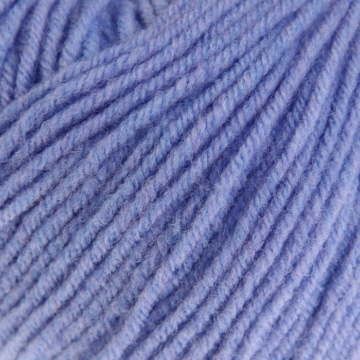 Пряжа "Кроха", 20 % шерсти, 80 % акрила, 135 м / 50 г (0780, незабудка)