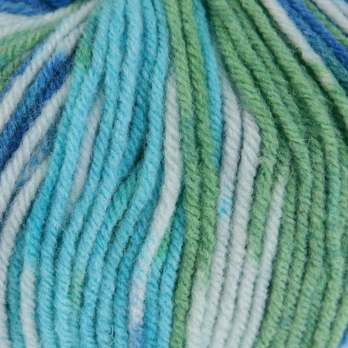 Пряжа "Кроха" 20% шерсть/80% акрил 135 м/50 гр (7071, принт)