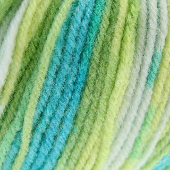 Пряжа "Кроха" 20% шерсть/80% акрил 135 м/50 гр (7174, принт)