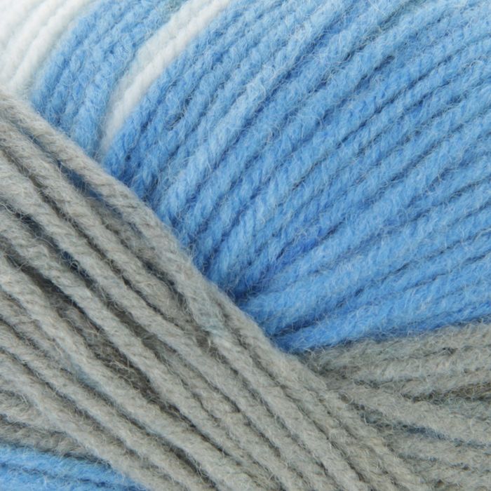 Пряжа "Кроха" 20% шерсть/80% акрил 135 м/50 гр (7211, принт)