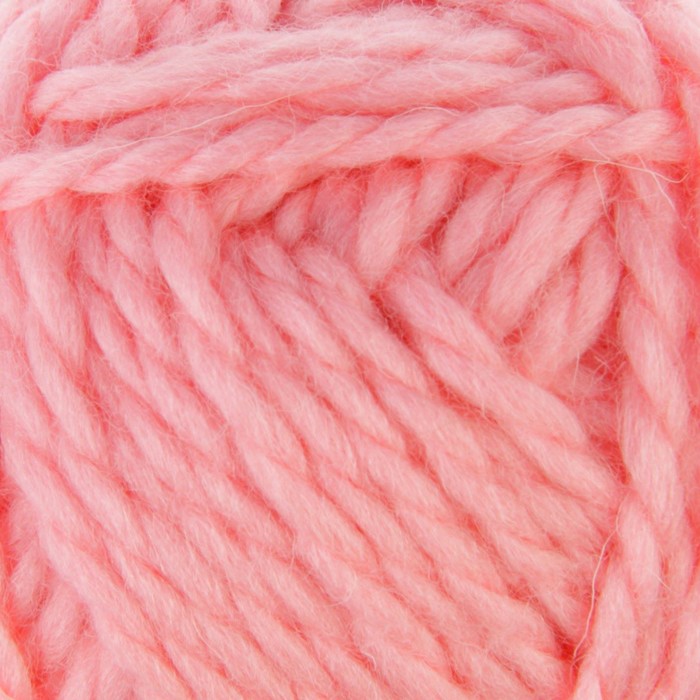 Пряжа "Мелодия" 50% шерсть, 50% акрил 100м/100гр (0160, розовый)