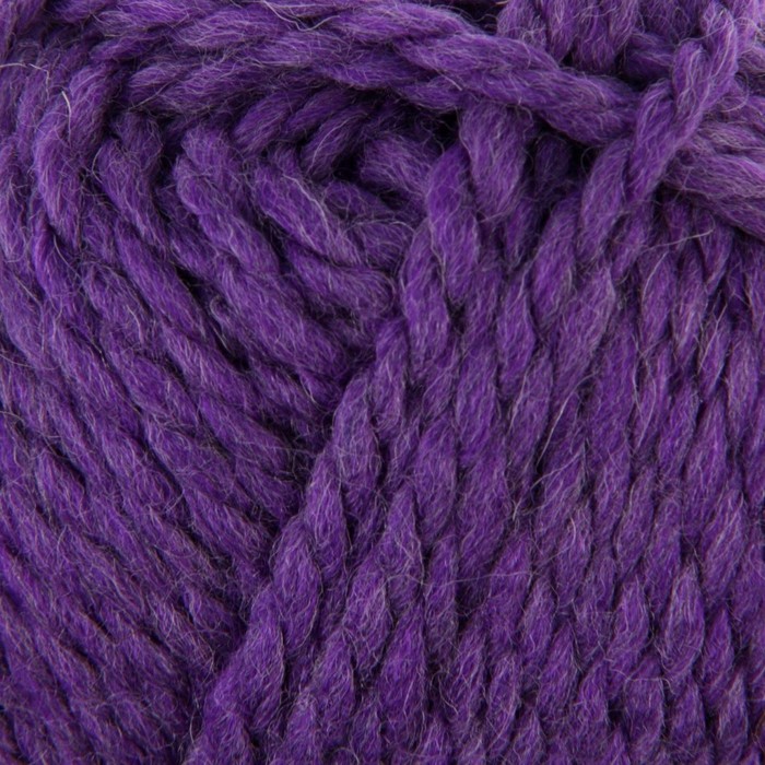 Пряжа "Мелодия" 50% шерсть, 50% акрил 100м/100гр (0031, темно-фиол.)