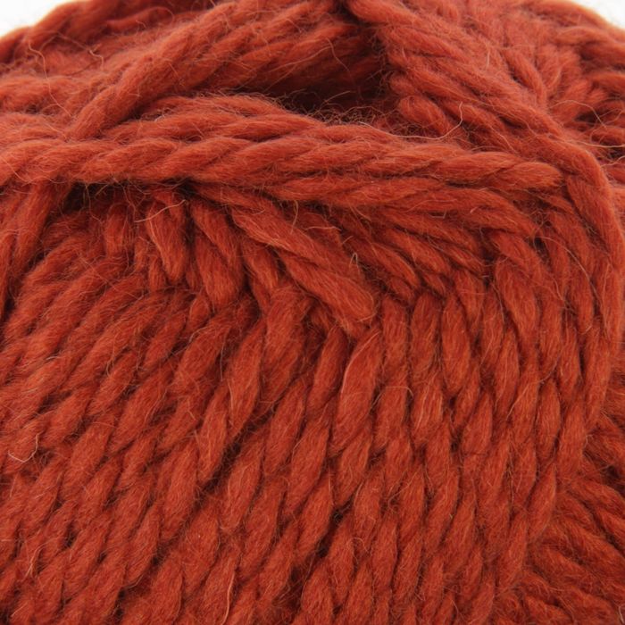 Пряжа "Мелодия" 50% шерсть, 50% акрил 100м/100гр (0086, терракот)