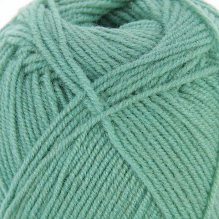 Пряжа "Мираж" 50% шерсть, 50% акрил 330м/100гр (3852, мята)