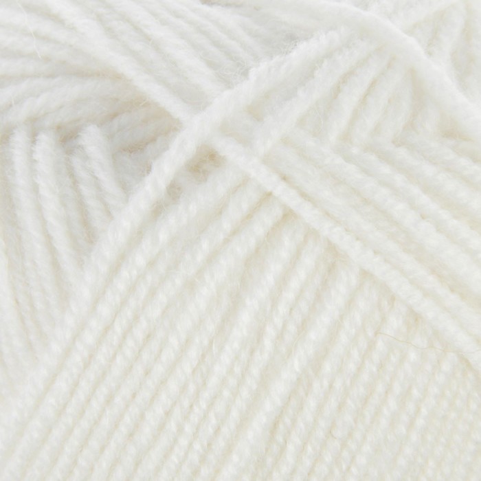 Пряжа "Мираж" 50% шерсть, 50% акрил 330м/100гр (0230, отбелка)