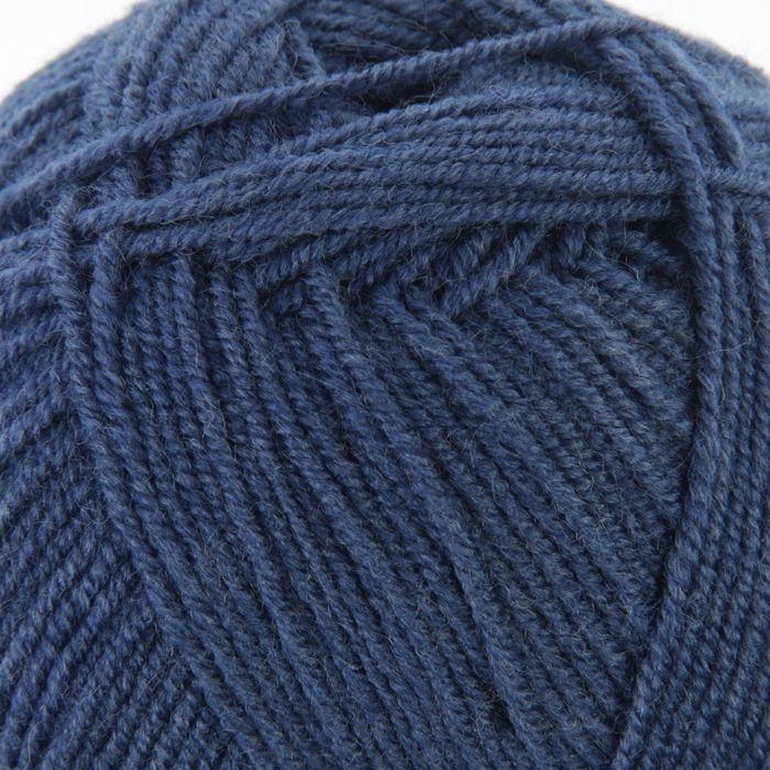 Пряжа "Мираж" 50% шерсть, 50% акрил 330м/100гр (3605, синий)