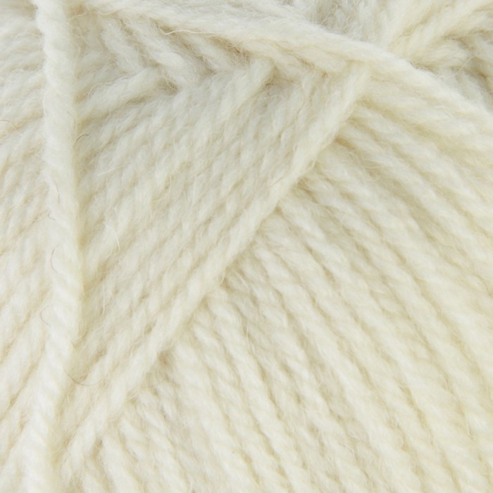 Пряжа "Подмосковная" 50% шерсть, 50% акрил 250м/100гр (3830, ванильный)