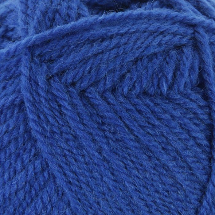 Пряжа "Подмосковная" 50% шерсть, 50% акрил 250м/100гр (0170, василек)