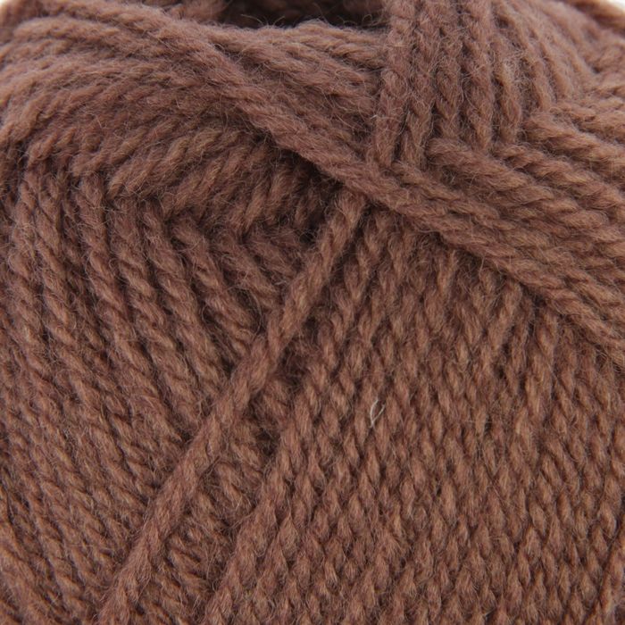Пряжа "Подмосковная" 50% шерсть, 50% акрил 250м/100гр (1251, мол.шоколад)