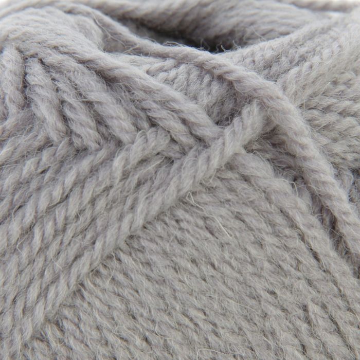 Пряжа "Подмосковная" 50% шерсть, 50% акрил 250м/100гр (0439, серый)