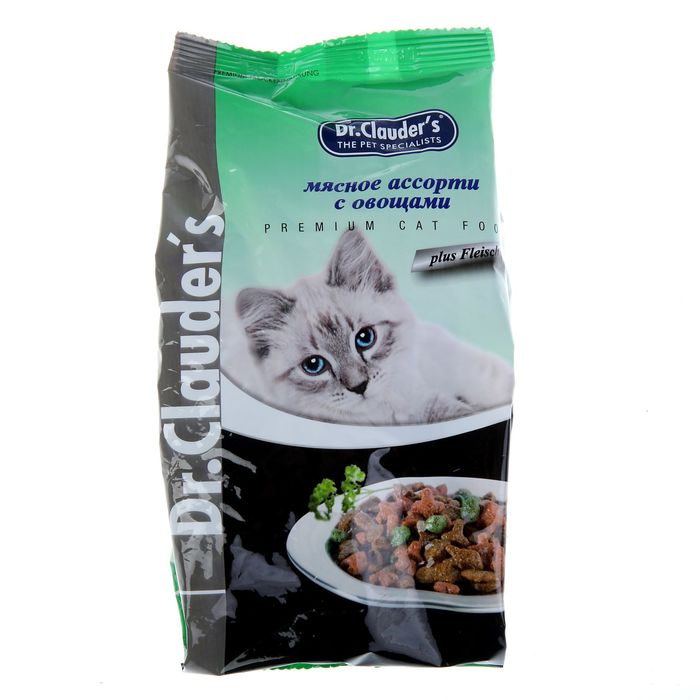 Сухой корм Dr.Clauder's мясное ассорти с овощами, 400 г