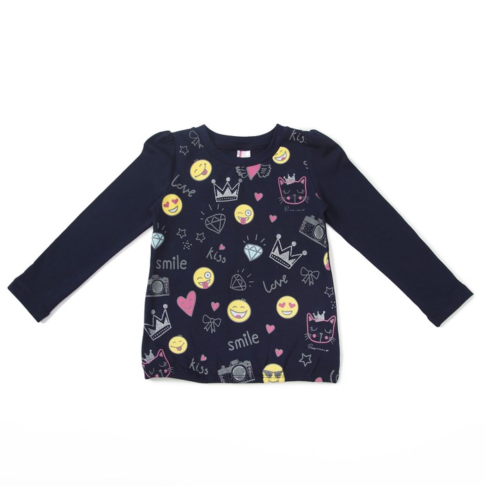 Джемпер для девочки, рост 92 см, цвет тёмно-синий