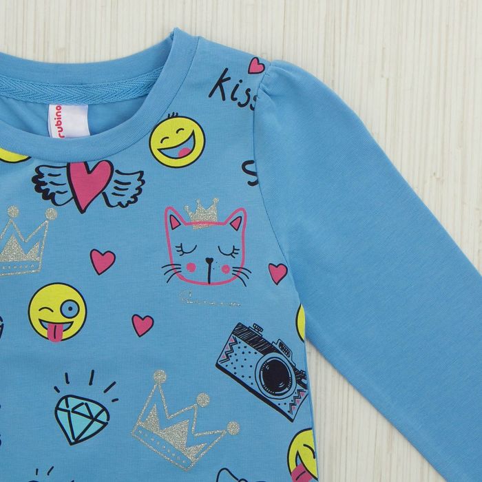 Джемпер для девочки, рост 104 см, цвет голубой