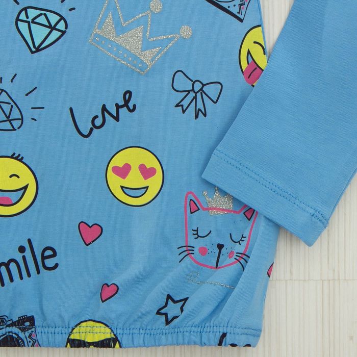 Джемпер для девочки, рост 104 см, цвет голубой