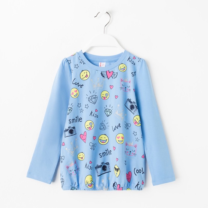 Джемпер для девочки, рост 104 см, цвет голубой