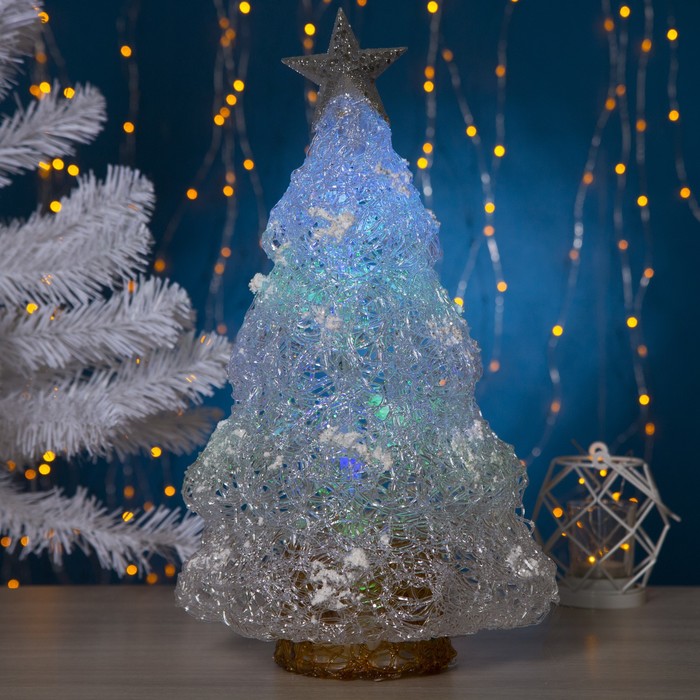 Фигура акрил. "Елка большая" 26х26х50 см,(3хАА не в компл.) USB, 6 LED, МУЛЬТИ