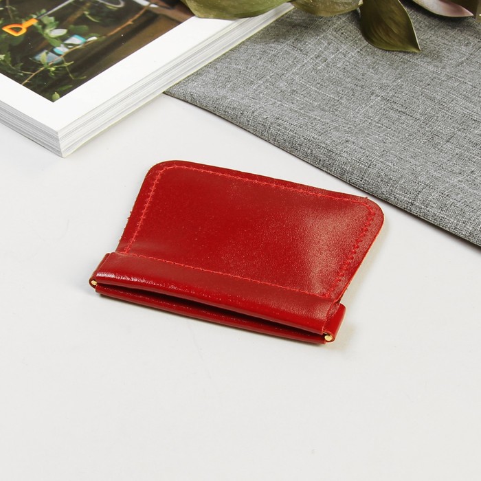 Футляр для монет, цвет красный