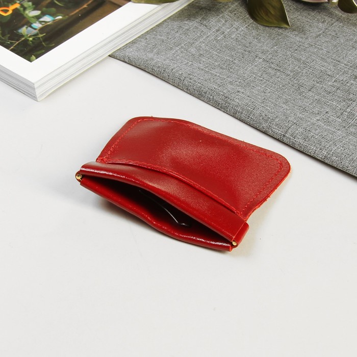 Футляр для монет, цвет красный