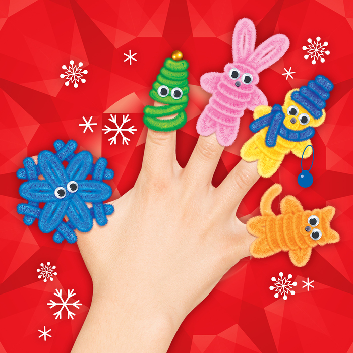 Игрушки из меховых палочек "Пушистики"