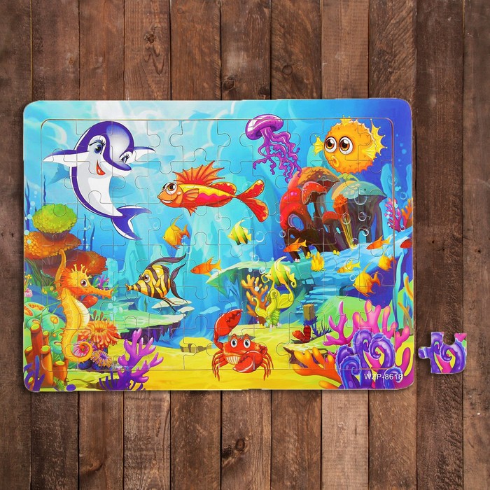 Пазл "Морское веселье", 60 элементов