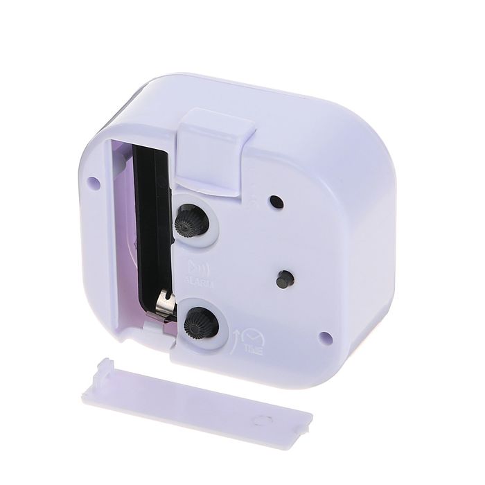 Будильник d=6,с закругленными краями, микс 8х3х7см