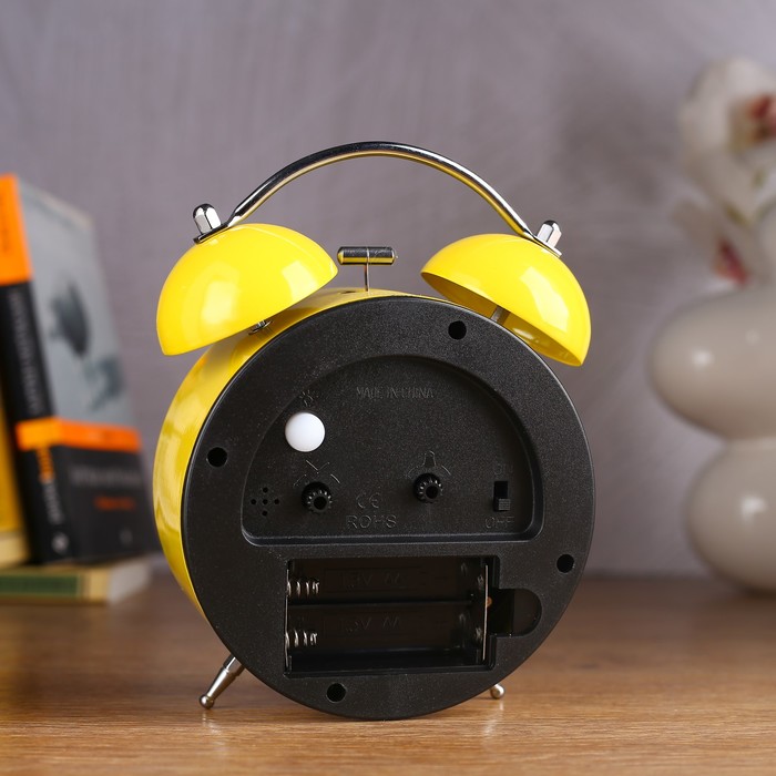 Будильник d=11,5см, плавный ход, на циферблате Совушки микс