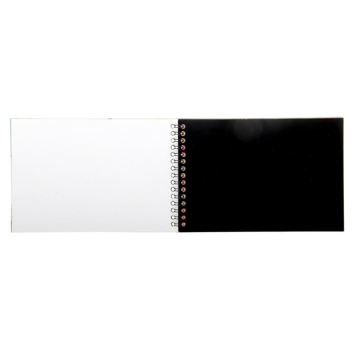 Фреска фольгой, гравюры, раскраска - альбом, 8 страниц, стека, цвета розовый