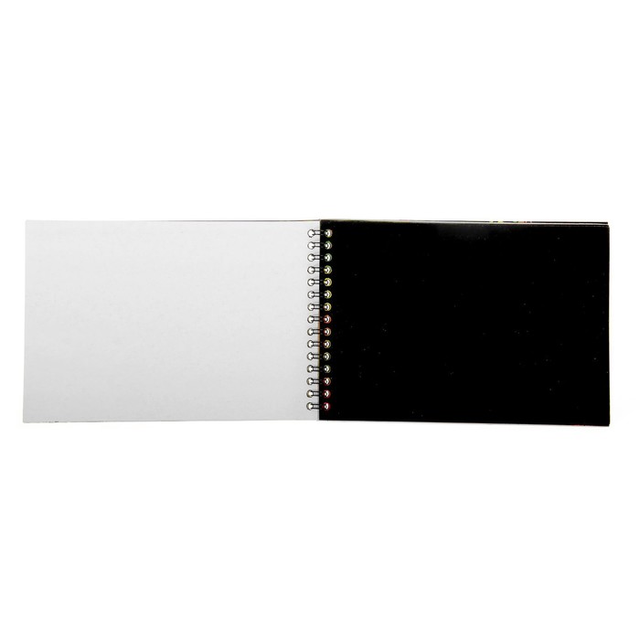 Фреска фольгой, гравюры, раскраска - альбом, 8 страниц, стека, цвета оранжевый