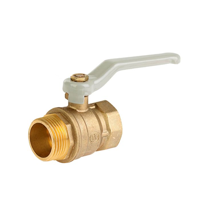 Кран шаровой 1", внутренняя/наружная резьба, ручка, латунь