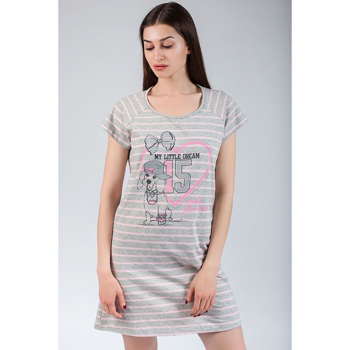 Туника женская 8884 цвет серый, р-р 46