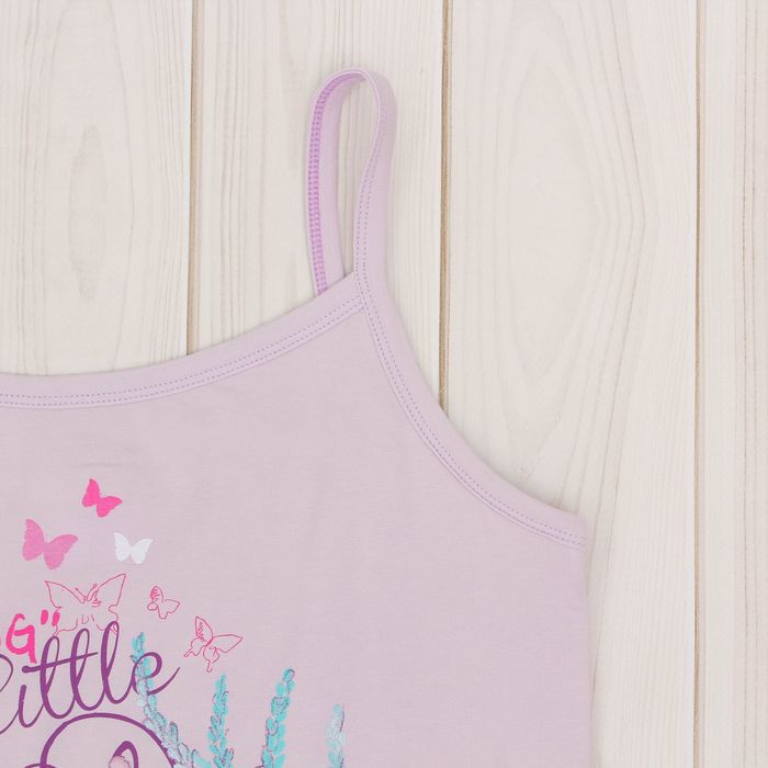 Комплект женский (майка, шорты) 8865 цвет фиолетовый, р-р 42