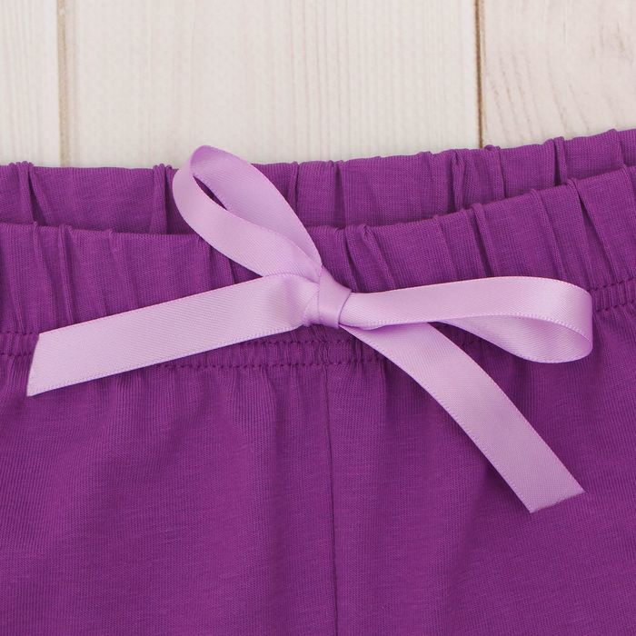 Комплект женский (майка, шорты) 8865 цвет фиолетовый, р-р 46