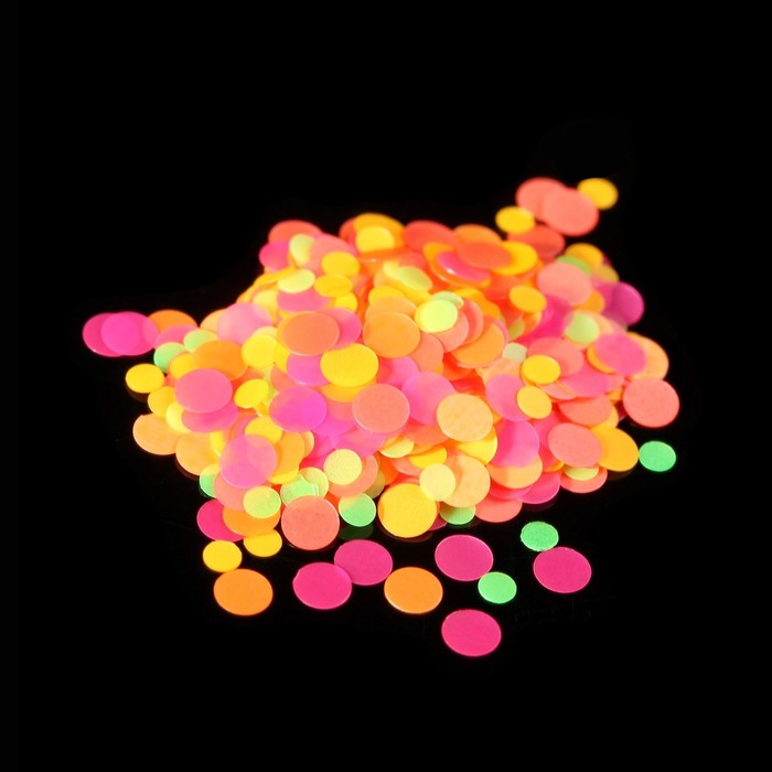 Камифубуки для декора ногтей, 1гр, цвет жёлтый/розовый/зелёный