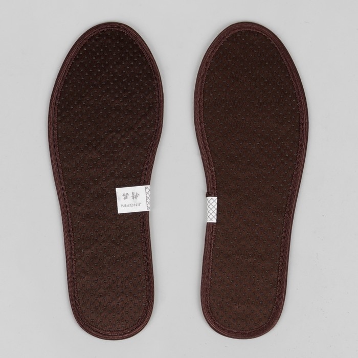 Стельки массажные, ароматизированные, окантовка, пара, 36р-р, цвет чёрный