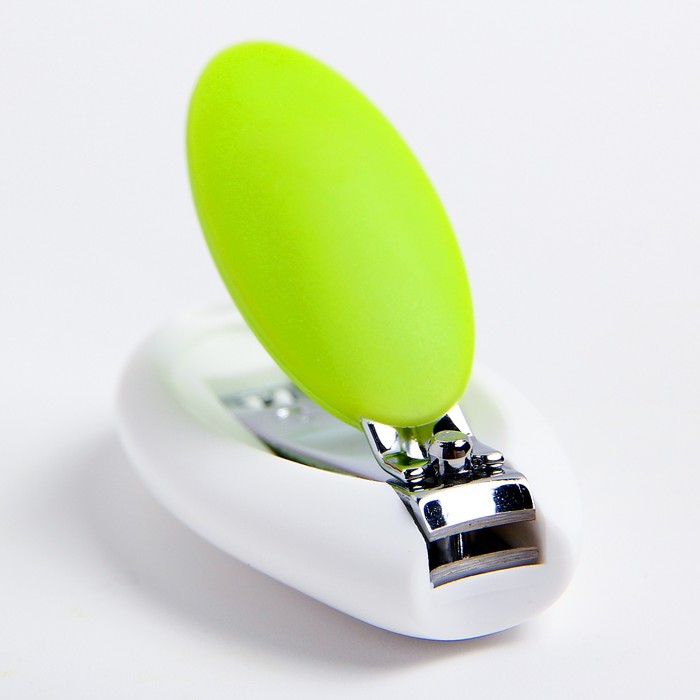 Кусачки-книпсер для ногтей детские маникюрные, от 0 мес., цвет зелёный