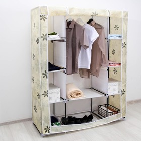 

Шкаф для одежды «Жёлтые цветы», 124×43×163 см