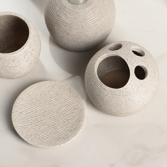 Набор аксессуаров для ванной комнаты, 4 предмета "Ардженто"