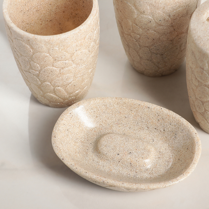 Набор аксессуаров для ванной комнаты, 4 предмета "Франческа"