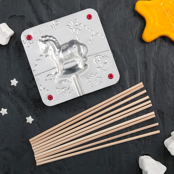 Набор для приготовления леденцов и мармелада "Лошадка", цвет МИКС