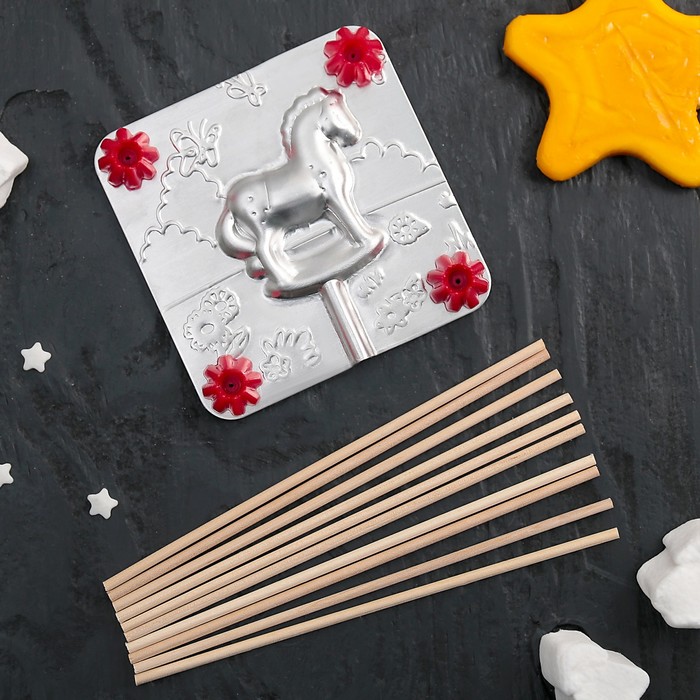 Набор для приготовления леденцов и мармелада "Лошадка", цвет МИКС