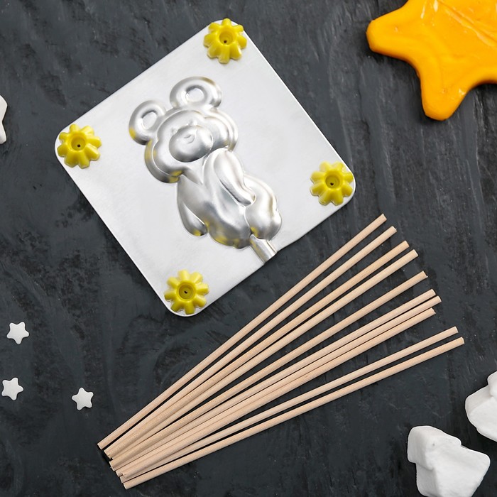 Набор для приготовления леденцов и мармелада "Медведь", цвет МИКС